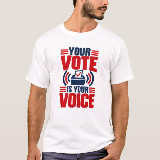 Din Röst Är Din Röst Politisk T Shirt