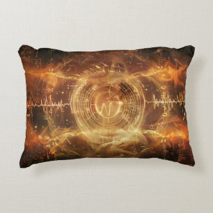 Din röst är en Sigil - Mystical Frequency Art Prydnadskudde