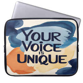 Din röst är ett unikt alternativ 2 laptop fodral