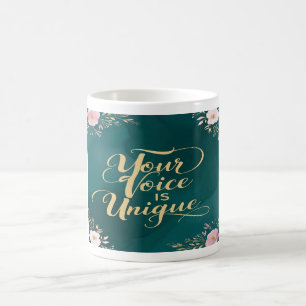 Din Röst Är Unik Kaffemugg