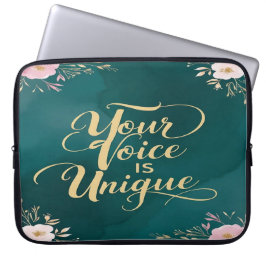 Din röst är unik laptop fodral