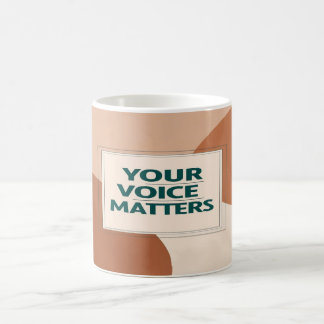 Din röst betyder något alternativ 3 kaffemugg