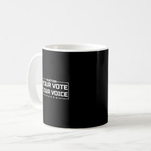 Din Röst Din Val rökt skrift Kaffemugg