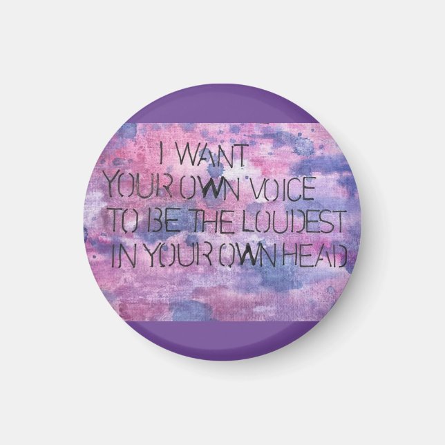 din röst högst magnet (Framsidan)