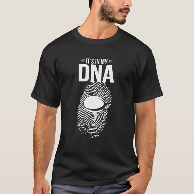 Din rugby är i din DNA. T Shirt (Framsida)