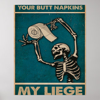 Din rumpa ger min belägring - Hem Decor Wall Ar Poster