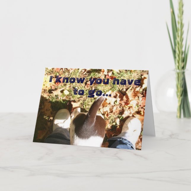 Din saknad men (t)! kort (Framsida)