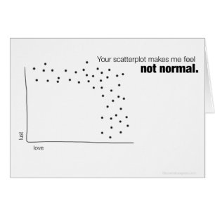 Din Scatterplot gör mig det normala för OBS Kort