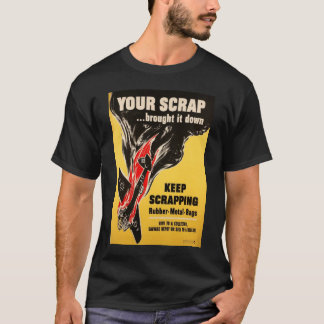 Din Scrap kom med det besegrar! Tee Shirt