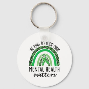 Din sinne leopard Rainbow Mental Health Pr Nyckelring