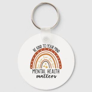 Din sinne leopard Rainbow Mental Health Pr Nyckelring