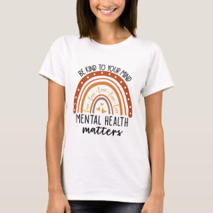 Din sinne leopard Rainbow Mental Health Pr T Shirt