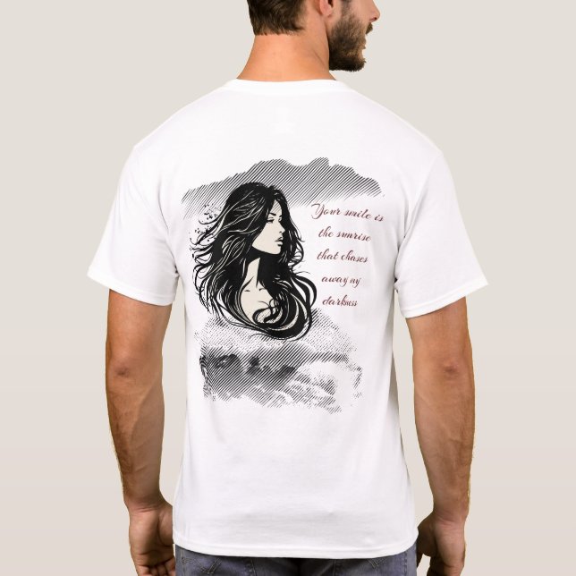 Din sjömil är soluppgången t shirt (Baksida)