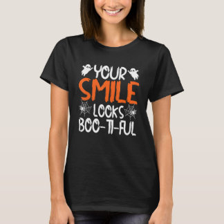 Din sjömil ser ut som Boo Ti Ful Dentist Halloween T Shirt
