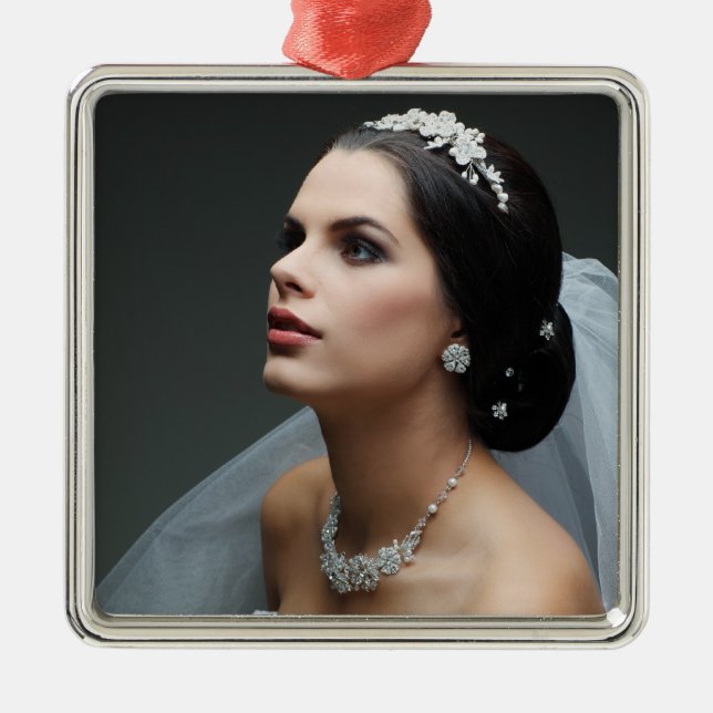 Din skapelse Bröllop, osv. Foto - SRF Julgransprydnad Metall (Framsidan)