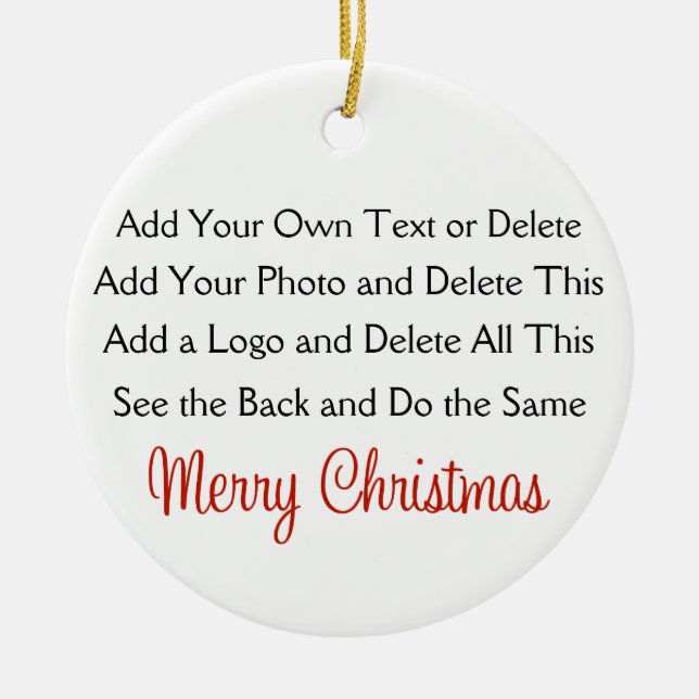 Din skapelse julgransprydnad keramik (Framsidan)