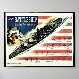 Din slagskepp poster