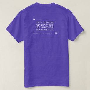 Din Snälla Galna Lila T-Shirt