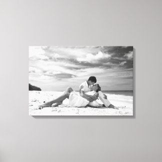 Din Speciella dag har slagits på en arbetsyta Canvastryck