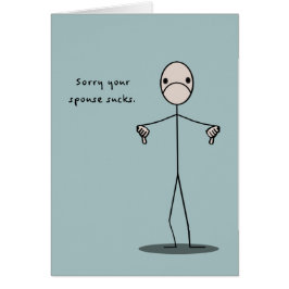 Din Spouse suger Hälsningskort