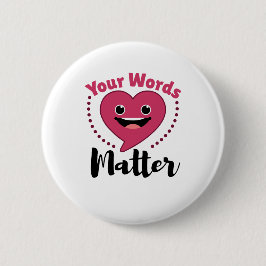 Din språkpatologi för Ord Matter SLP Tal Knapp