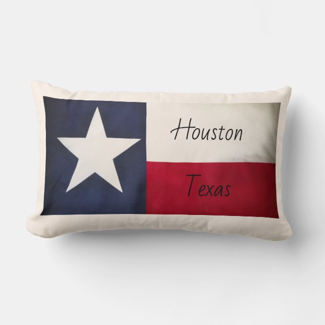 Din stad, Texas utomhus Pillow Lumbarkudde (Framsida)