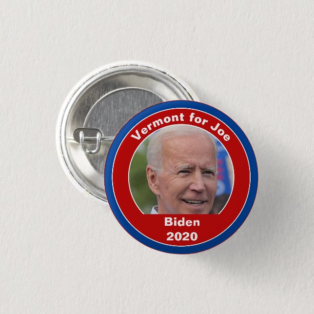 Din stat för Joe - Joe Biden 2020 Vermont Knapp (Framsida & baksida)