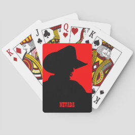 DIN STATLIGA anpassadetextCowboy Spelkort