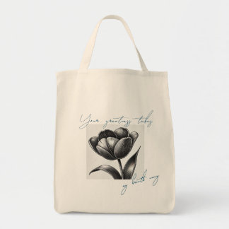 "Din storhet - inspirationspumpen för tulip Tote B Tygkasse