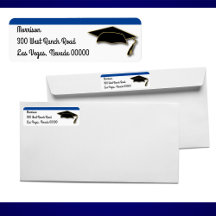 Din Studentmössa i Färg, Monogram Blue