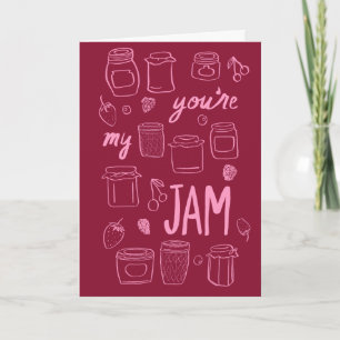 DIN SYLT Cute Burk Illustration Valentines day Kort