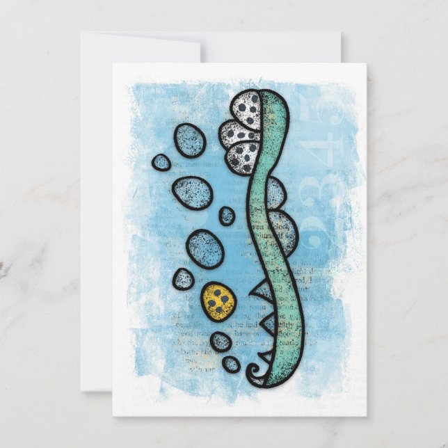 Din tandborste gav dig ett hälsningskort kort (Framsida)