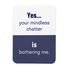 Din tanklösa schatter Slogan Magnet