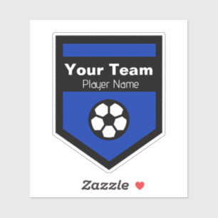 Din Team Namn-konsol Klistermärken