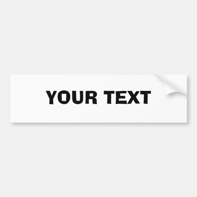 Din text "Ad Lib" Bildekal (Framsidan)