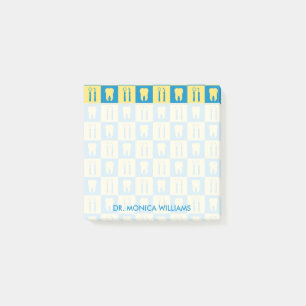 Din text Cute Teeth Post-it Block