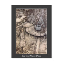 Din text/Färg Alice med Rackham Art.