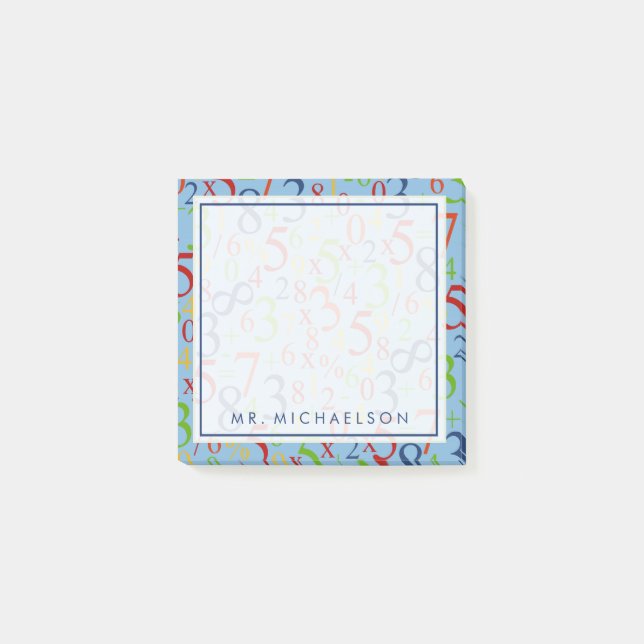 Din text | Färgdjup Post-it Block (Framsida)