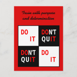 Din text gör det inte slut på motivationen vykort