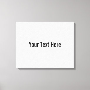 Din text här Anpassningsbar Canvas Wall Art