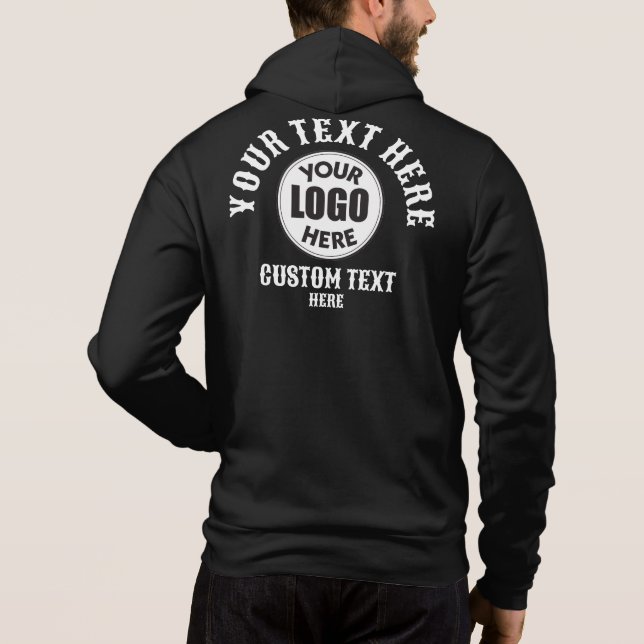 DIN TEXT HÄR T SHIRT (Baksida)