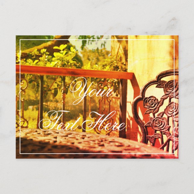 Din Text Här Villa Känn Dig Vacker Postkort Vykort (Framsida)