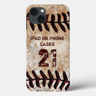 Din TEXT Jersey NUMBER Vintage Baseball iPad-väska