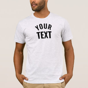 Din Text Manar Bella+Canvas Kortärmad Ash Grått T Shirt