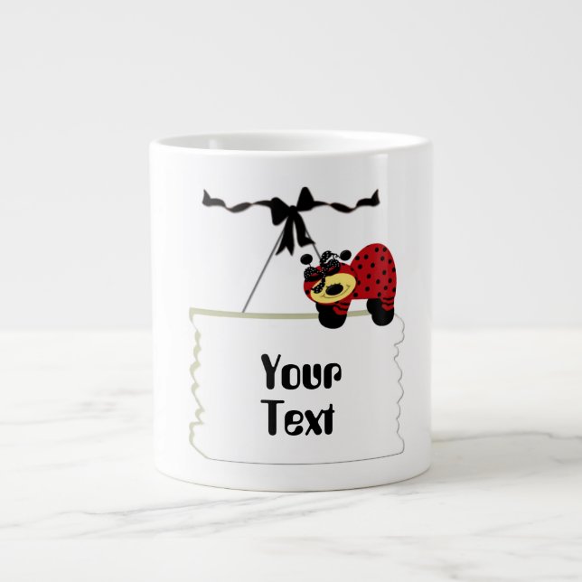 Din text Mugg Jumbo Mugg (Framsidan)