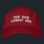 Din Text Namn Company har inbroderat basket Broderad Keps<br><div class="desc">Kap för enkel Personlig - Lägg till din text - Namn - Företag / nummer / Brev / Slogan - Tagline / eller webbplats, Mobil, e-post, Social Media Handle , Adress, Logotyp - Foto / mer - Välj Färg / Storlek / Teckensnitt - Gör ett unikt reklamföretag eller en personlig...</div>