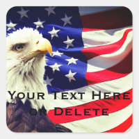 Din text Old glory & Örn USA flagga-patriot