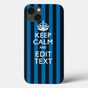 Din text om Behålla Lugn Blue Rand Stil