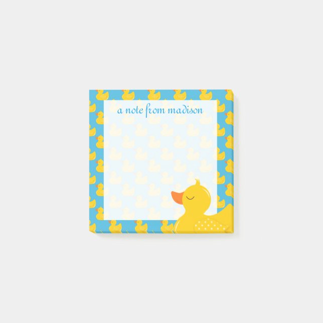 Din text | Rubber Ducky Post-it Block (Framsida)