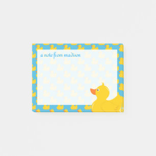 Din text Rubrik Ducky Post-it Block